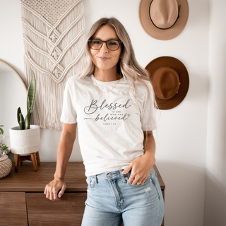 *WEEKLY DEAL* Ends Sunday! Blessed Is She Who Has Believed Graphic T-Shirt