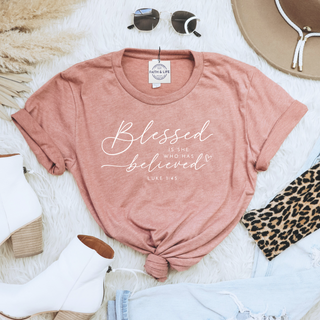 *WEEKLY DEAL* Ends Sunday! Blessed Is She Who Has Believed Graphic T-Shirt