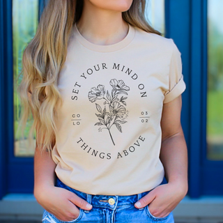 Set Your Mind On Things Above Short Sleeve T-Shirt