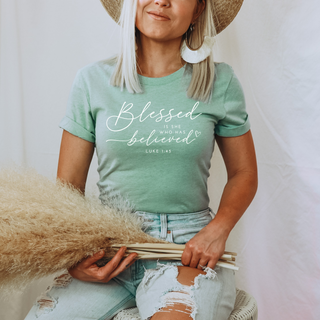 *WEEKLY DEAL* Ends Sunday! Blessed Is She Who Has Believed Graphic T-Shirt