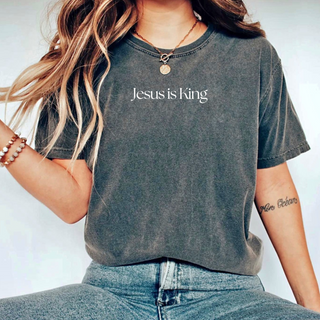 Jesus is King Comfort Wash Heavyweight T-Shirt