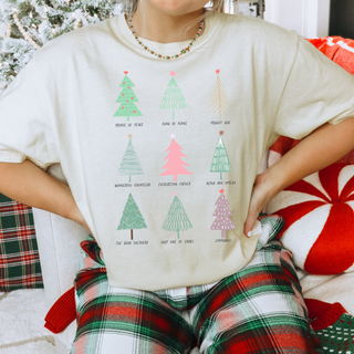 The Names Of God Christmas Trees T-Shirt