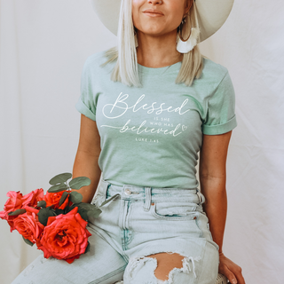 *WEEKLY DEAL* Ends Sunday! Blessed Is She Who Has Believed Graphic T-Shirt