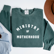 Ministry of Motherhood Heavyweight Christian Mothers Day Crewneck Sweatshirt