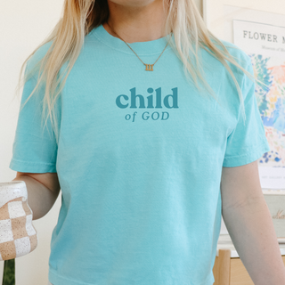 Child of God T-Shirt in 'Chalky Mint'