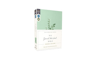 NIV, Journal the Word Bible (Perfect for Note-Taking), Double-Column, Cloth over Board, Teal, Red Letter, Comfort Print: Reflect, Take Notes, or Create Art Next to Your Favorite Verses Hardcover (Copy)