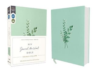 NIV, Journal the Word Bible (Perfect for Note-Taking), Double-Column, Cloth over Board, Teal, Red Letter, Comfort Print: Reflect, Take Notes, or Create Art Next to Your Favorite Verses Hardcover (Copy)