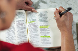 NIV, Journal the Word Bible (Perfect for Note-Taking), Double-Column, Cloth over Board, Teal, Red Letter, Comfort Print: Reflect, Take Notes, or Create Art Next to Your Favorite Verses Hardcover (Copy)