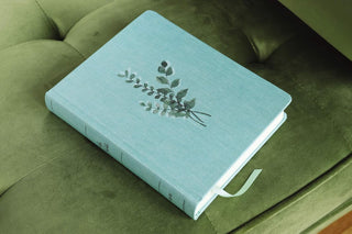 NIV, Journal the Word Bible (Perfect for Note-Taking), Double-Column, Cloth over Board, Teal, Red Letter, Comfort Print: Reflect, Take Notes, or Create Art Next to Your Favorite Verses Hardcover (Copy)