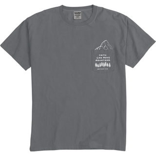 Faith Can Move Mountains Pocket T- Shirt