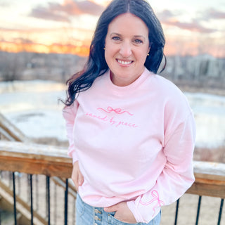 Saved By Grace Bow Sweatshirt
