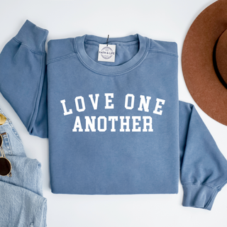 Love One Another Lightweight Comfy Crewneck Sweatshirt