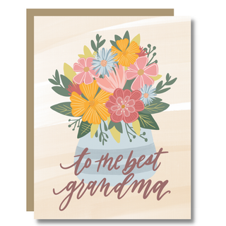 Best Grandma Card - Mother's Day Greeting Card, Grandmother