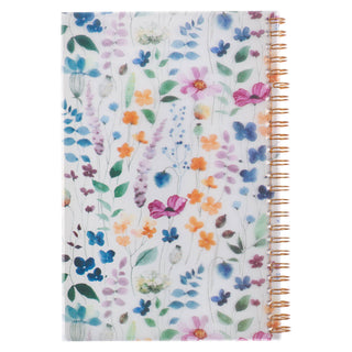Goodness and Love Wildflower Wireboud Notebook - Psalm 23:6