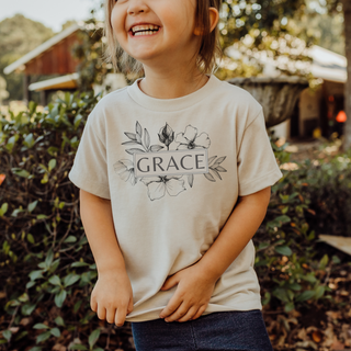 Grace Floral Toddler and Youth T-Shirt