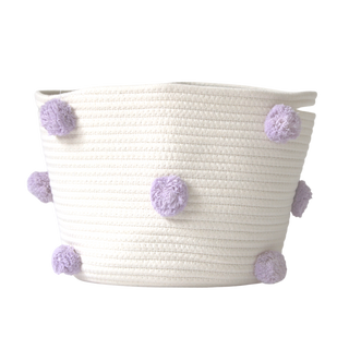 Lilac Pom Easter Basket