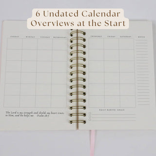 Daily Faith-Based Planner - Devotional Journaling Prompts, Calendar Planning, and Daily Planning