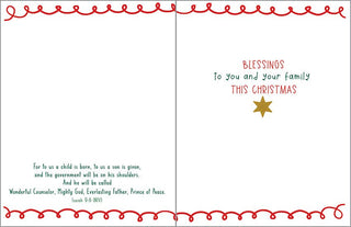 Scripture Christmas Card - Sweet Nativity