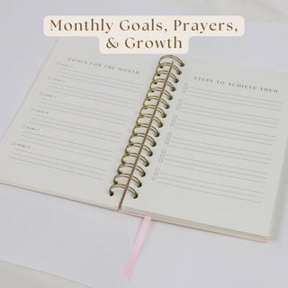 Daily Faith-Based Planner - Devotional Journaling Prompts, Calendar Planning, and Daily Planning