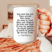 Because He Lives Hymn - 15 oz. Christian Mug
