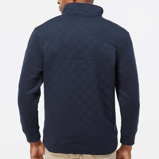 Custom Embroidered Men's Quilted Half-Snap Pullover - 8890
