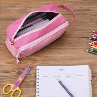 Large Capacity Pencil Case - 5 Color Options Available