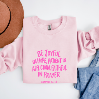 Romans 12:12 October 2026 Sweatshirt of the Month
