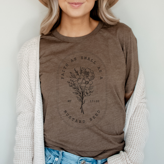 August 2025 T-Shirt of the Month: Mustard Seed Faith