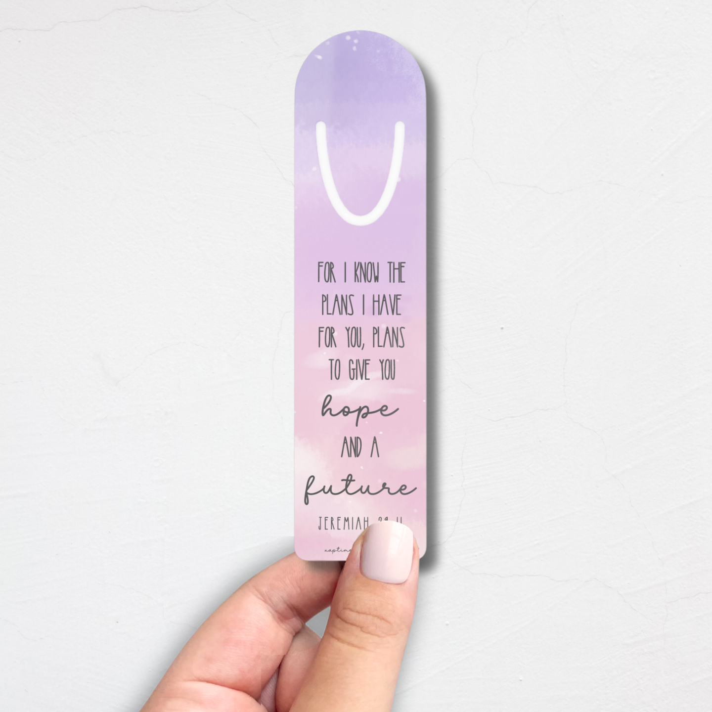 For I Know The Plans I Have For You Jeremiah 29:11 Metal Christian Bookmark