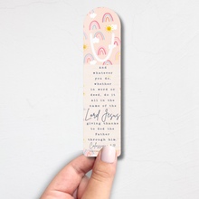 Whatever You Do, Do For the Lord Jesus Colossians 3:17 Metal Christian Bookmark