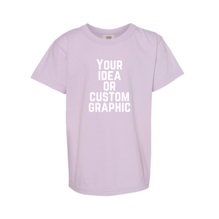 Custom Youth Garment-Dyed Heavyweight T-Shirt - Comfort Colors 9018