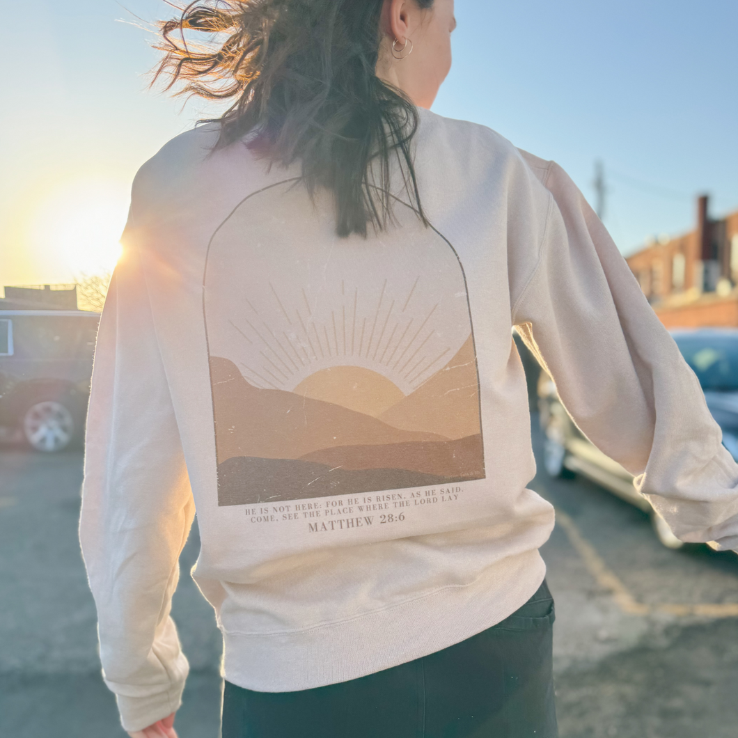 March Sweatshirt Of The Month - He Is Risen