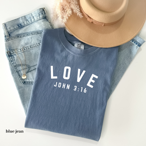 RETIRED February Tee Of The Month - LOVE John 3:16