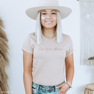 Soli Deo Gloria Cute Christian T-Shirt