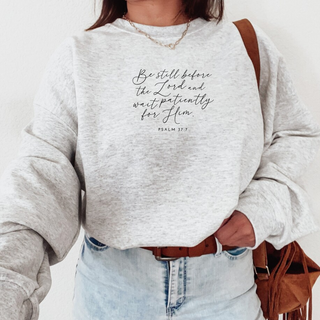 January Sweatshirt of the Month: Psalm 37:7