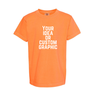 Custom Youth Garment-Dyed Heavyweight T-Shirt - Comfort Colors 9018