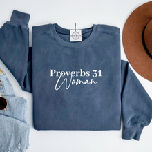 Proverbs 31 Woman Heavyweight Christian Mothers Day Crewneck Sweatshirt