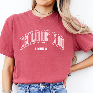 Child of God Christian Crewneck T-Shirt Faith Apparel