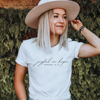 Joyful in Hope Soft Christian T-Shirt