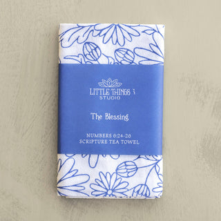 The Blessing Scripture Tea Towel (NIV) — Numbers 6