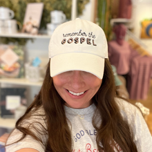 Remember The Gospel Embroidered Hat - White