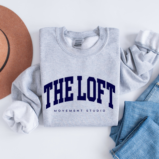 Custom Varsity Arched Mascot Team Sweatshirt