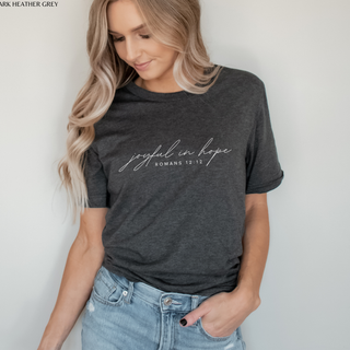 Joyful in Hope Soft Christian T-Shirt