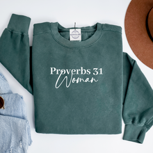 Proverbs 31 Woman Heavyweight Christian Mothers Day Crewneck Sweatshirt
