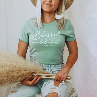 Blessed Is She Who Has Believed Graphic T-Shirt