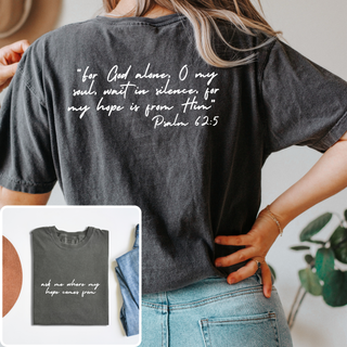 Ask Me Where My Hope Comes From Christian Graphic T-Shirt