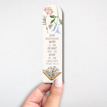 Your Unchanging Word is My Delight Metal Christian Bookmark
