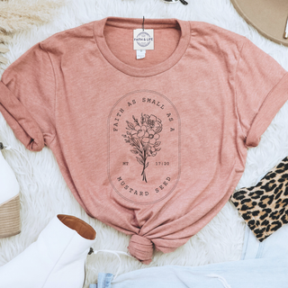 August 2025 T-Shirt of the Month: Mustard Seed Faith