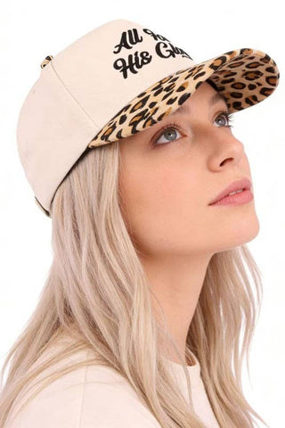 All For His Glory Two Tone Cotton Hat