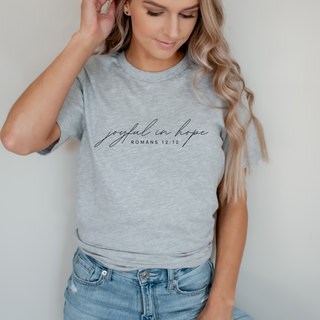 Joyful in Hope Soft Christian T-Shirt